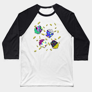 I love the eaties, 80s cupcakes Baseball T-Shirt